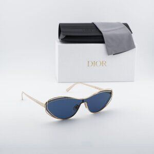 Dior FILDIOR M1U B0B0 Cat Eye Sunglasses - Gold/Blue